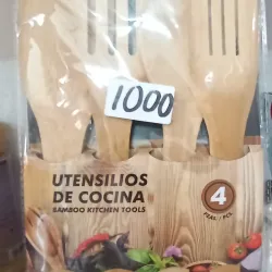 Juegos d cubiertos d madera 