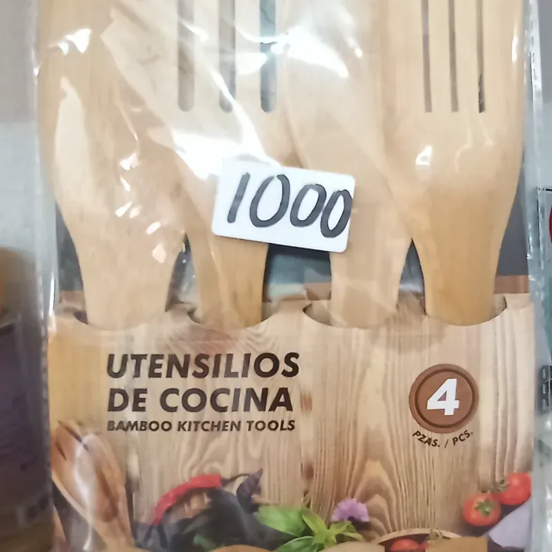 Juegos d cubiertos d madera 