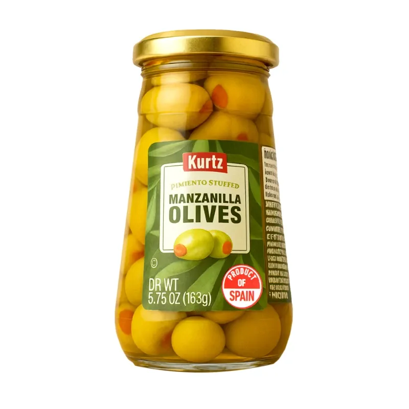 Aceitunas en rodajas 163g Kurtz 