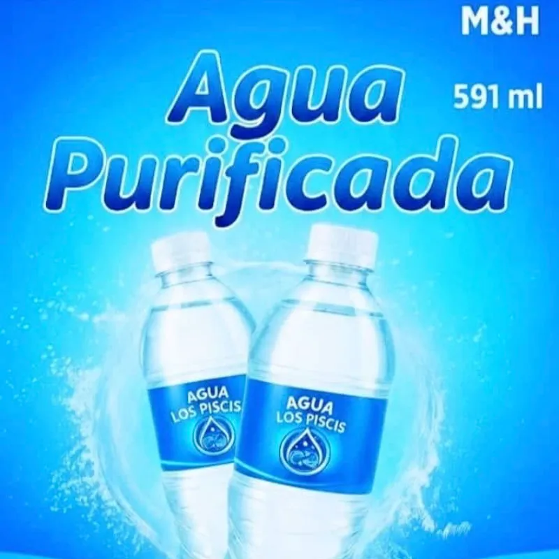 Agua natural Los piscis (500ml)