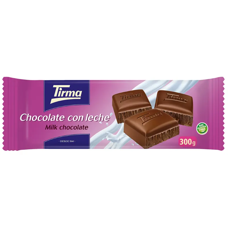 Barra de chocolate con leche Trima