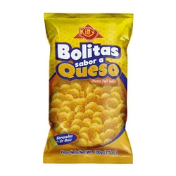 Bolitas sabor a Queso Kitty 100g