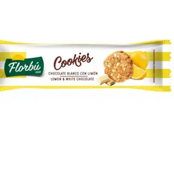 Cookies Chocolate blanco y limón (120g)