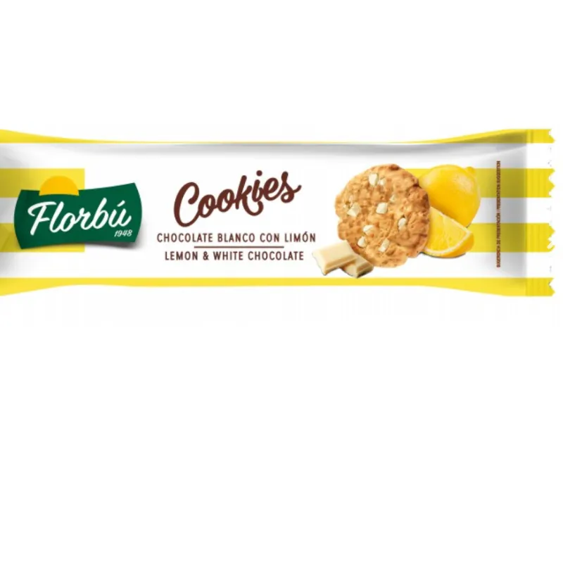 Cookies Chocolate blanco y limón (120g)