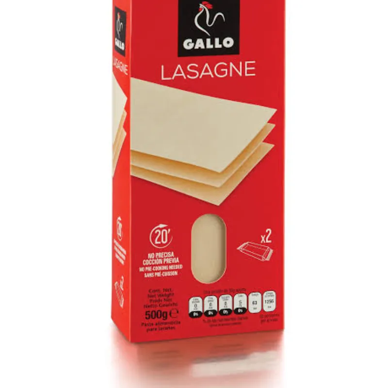 Lasaña El Gallo (500g)