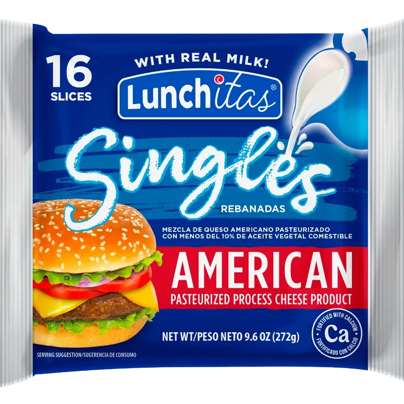 Queso Singles Americano 272g 