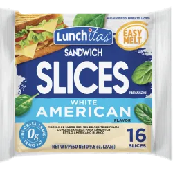 Queso Slice Americano Blanco 272g 