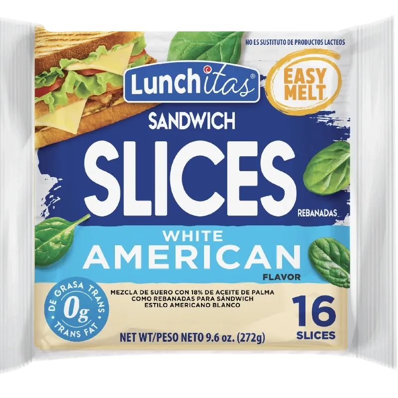 Queso Slice Americano Blanco 272g 