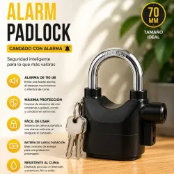 Candado con alarma