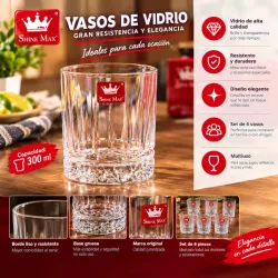 Juego de vasos