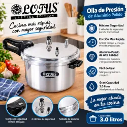Olla de presión de inducción de 3L