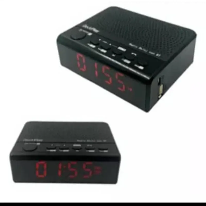 Radio reloj digital con despertador con Bluetooth 