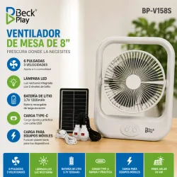 Ventilador recargable