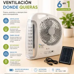 Ventilador recargable