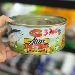 ATÚN SOLIDO EN ACEITE VEGETAL
