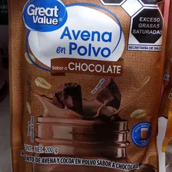 AVENA EN POLVO DE CHOCOLATE