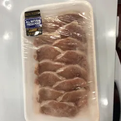 CHULETAS DE CERDO EN BANDEJA 