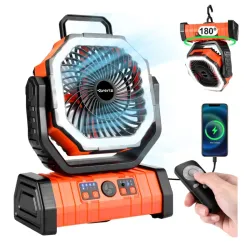 Ventilador portátil F6 con luz LED 20000mAh