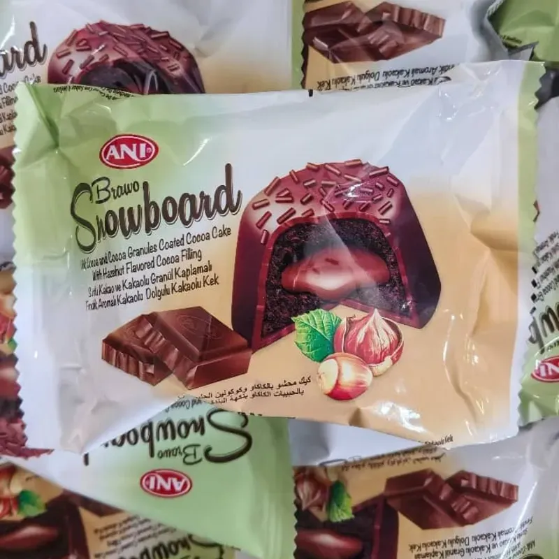 Snowboard de chocolate 