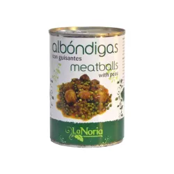 Albóndigas con guisantes La Noria