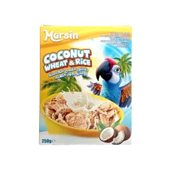 Cereal de coco y arroz integral Marsin 