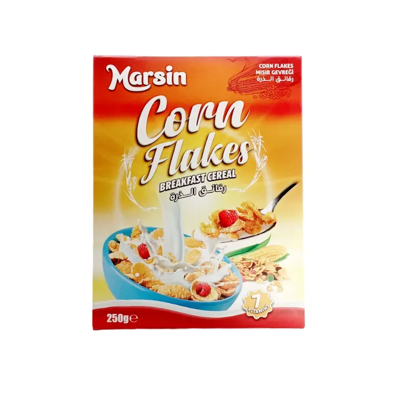 Cereal de copos de maíz Marsin