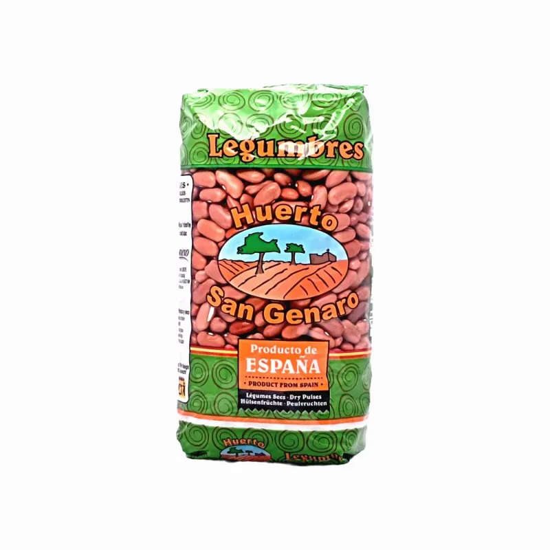 Frijoles colorados huerto San Genaro 