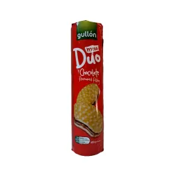 Galletas mega Duo Gullón Crema sabor Chocolate
