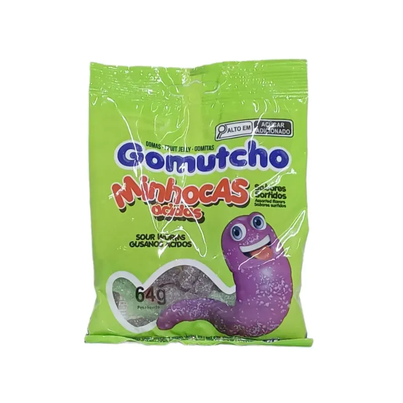 Gomitas ácidas de gusanitos 