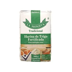 Harina de trigo fortificada La Monjita
