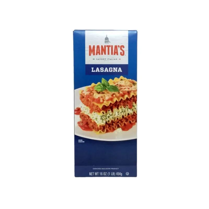 Macarrones para Lasaña Mantia's
