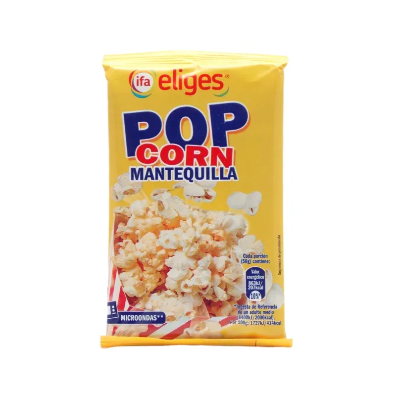 Rositas de maíz con mantequilla 