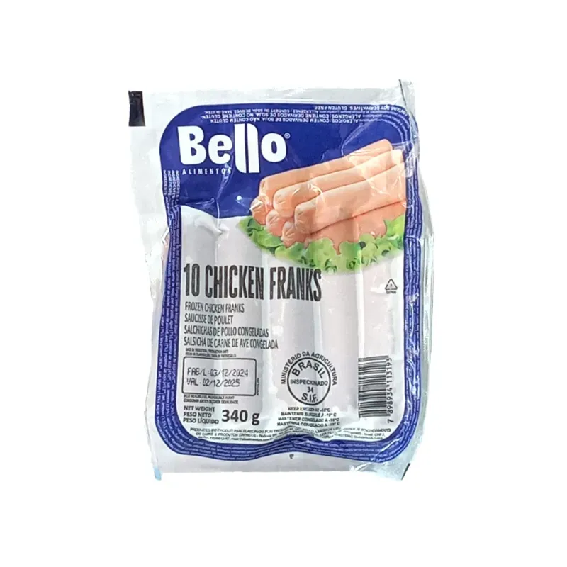 Salchichas de pollo 