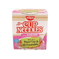 Sopa fideos de camarones NisSin