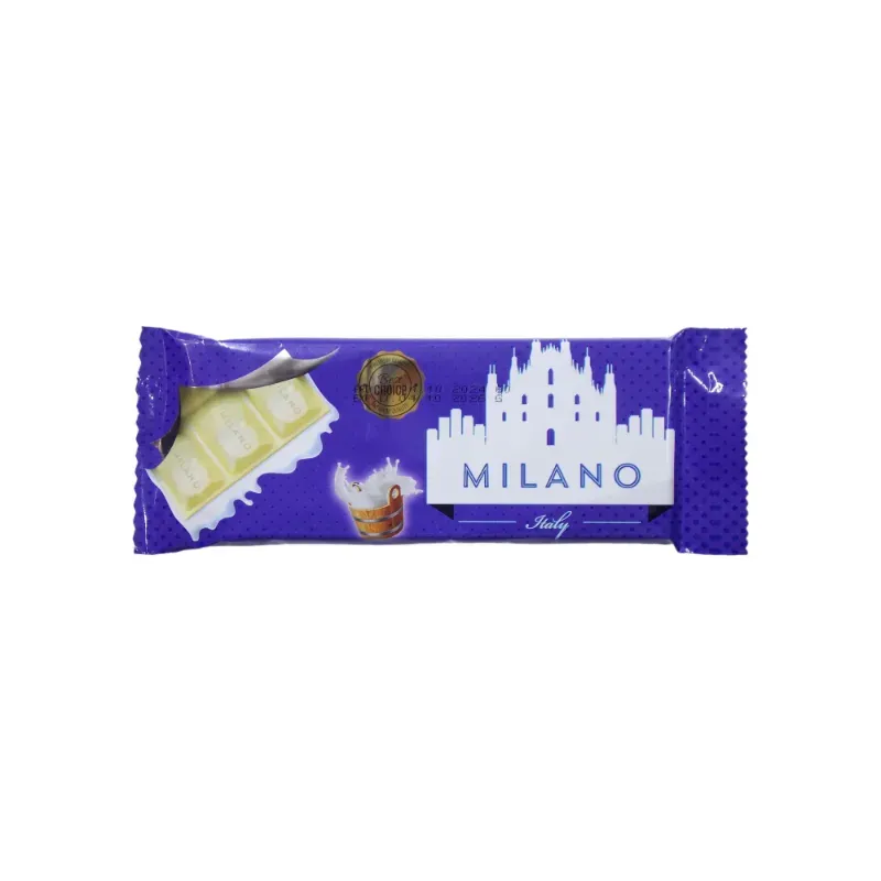 Tableta de chocolate blanco Milano