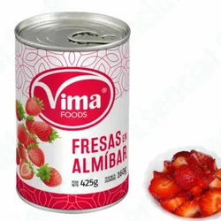 Fresas en almíbar Vima