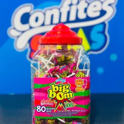 Chupa Chupas Big Bom XXL  Contiene 80 unidades el pomo