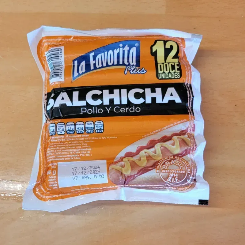 Paquete de Perro de 12 unidades (La Favorita) 408g