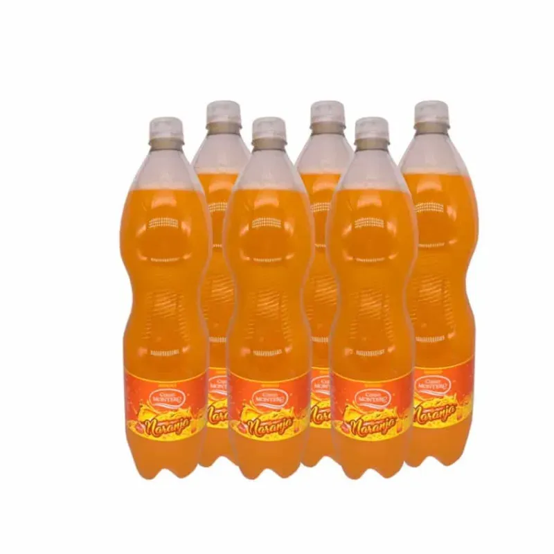 Pomo Refresco Ciego Montero 1.5Lt Naranja