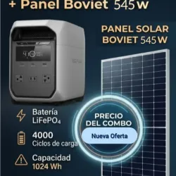 Combo de Ecoflow + Panel Solar