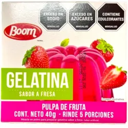 Gelatina Boom Fresa