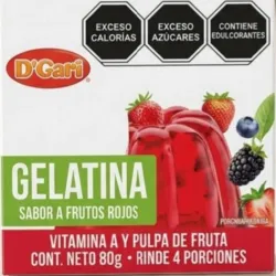 Gelatina D'Gari Frutos Rojos + Vitamina A
