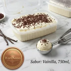 Pote de Helado Vainilla 750ml