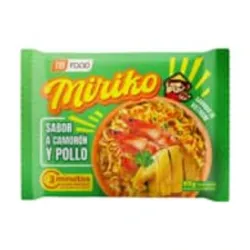 Sopa instantanea Miriko Camarón y Pollo 