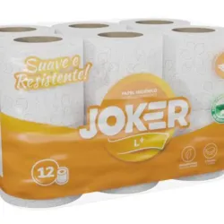 Paquete de Papel Sanitario Joker (12 rollos)