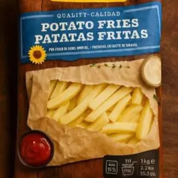 Paquete de Papa Prefritas 1kg