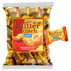 Caramelos duros de mantequilla y leche