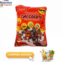 Copas de chocolate rellenas