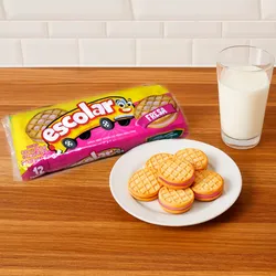 galletas escolar sabor fresa