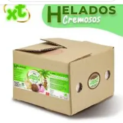 Caja de helado de chocolate bombón 4 lt